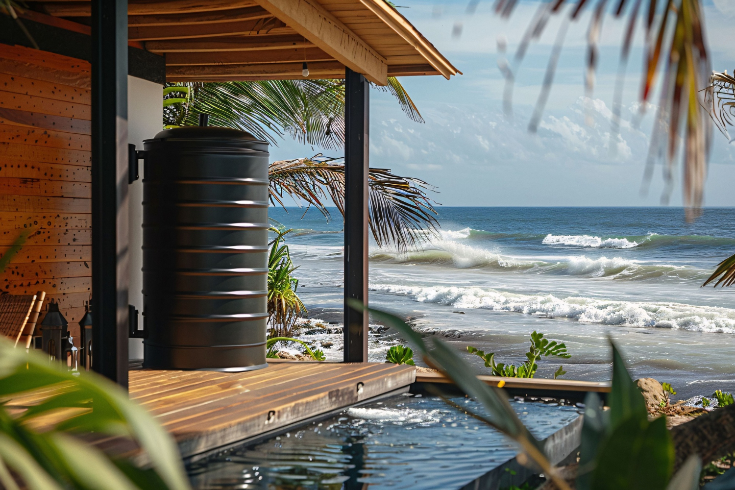 beachside house