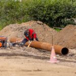 sewer lines