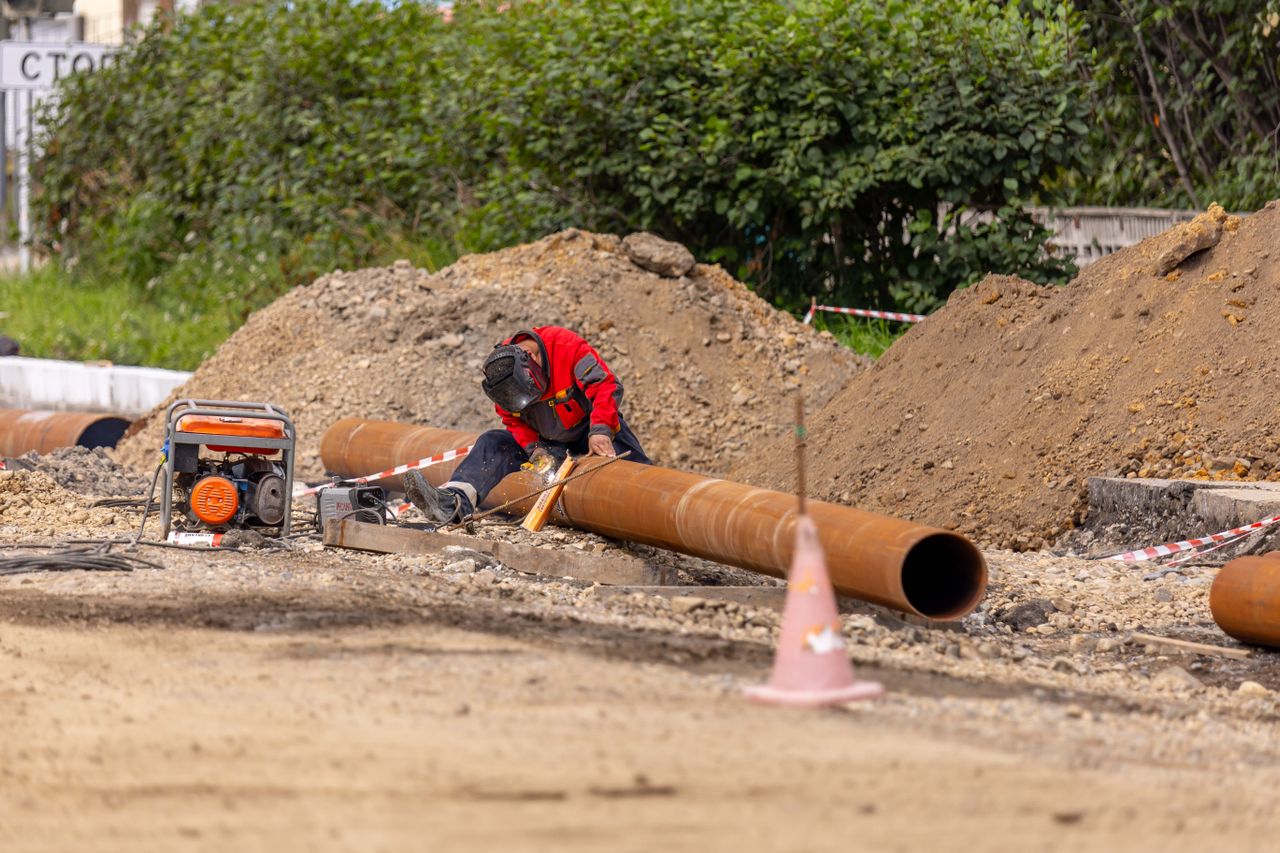 sewer lines