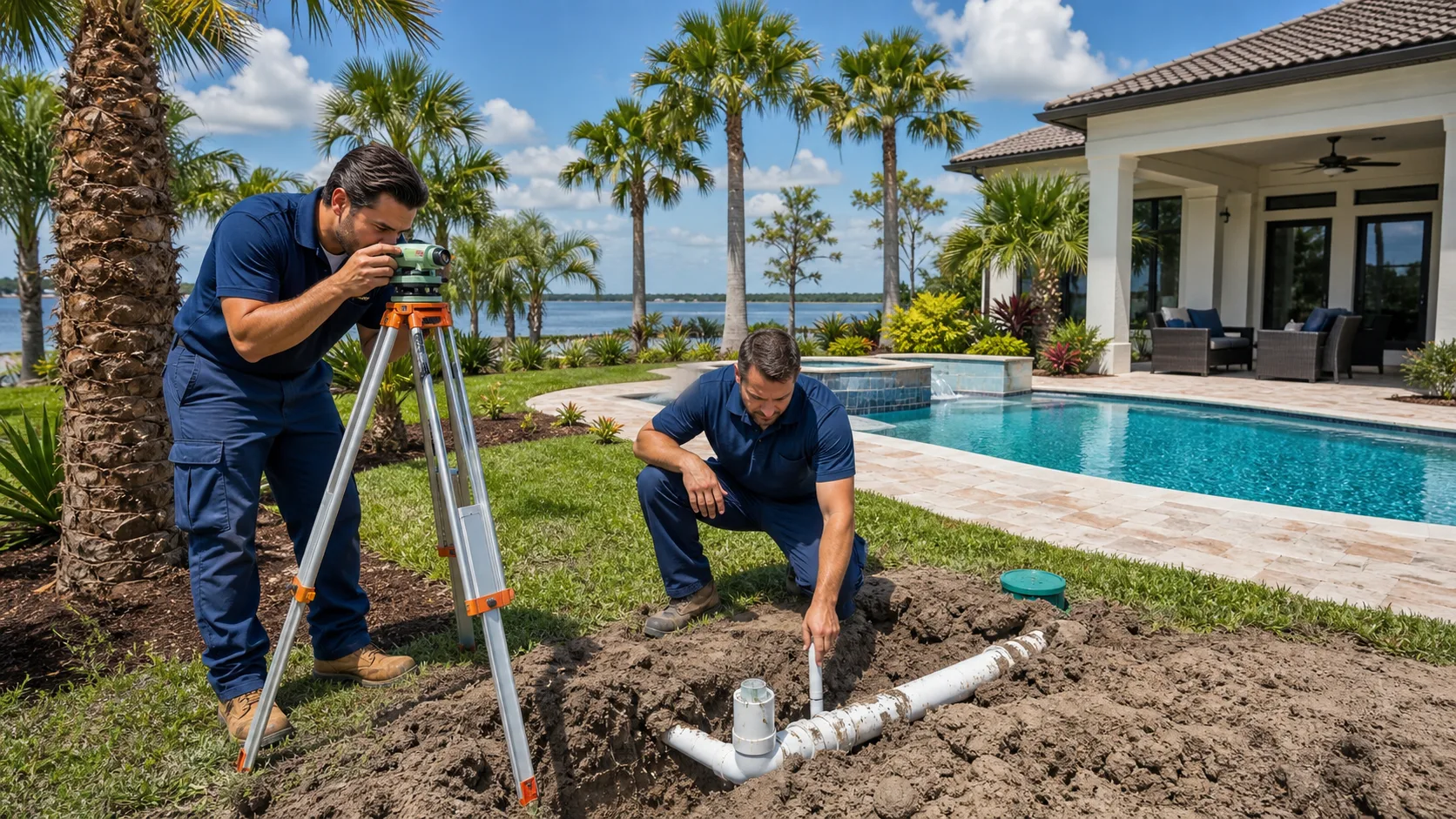 Questionable Drain Field Repair in Fort Myers Vacation Yards
