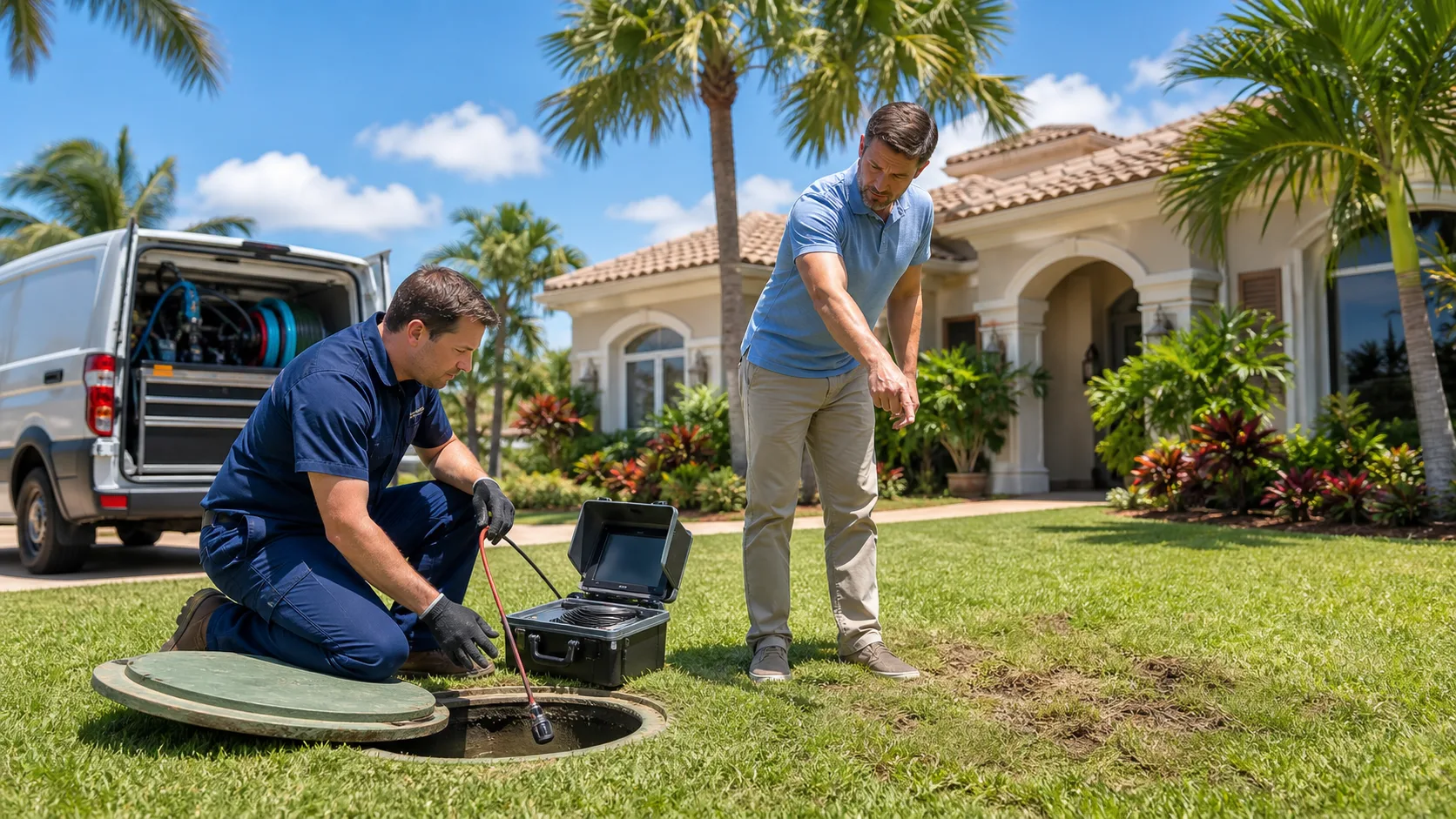 Questionable Septic Tank Repair in Estero Vacation Homes