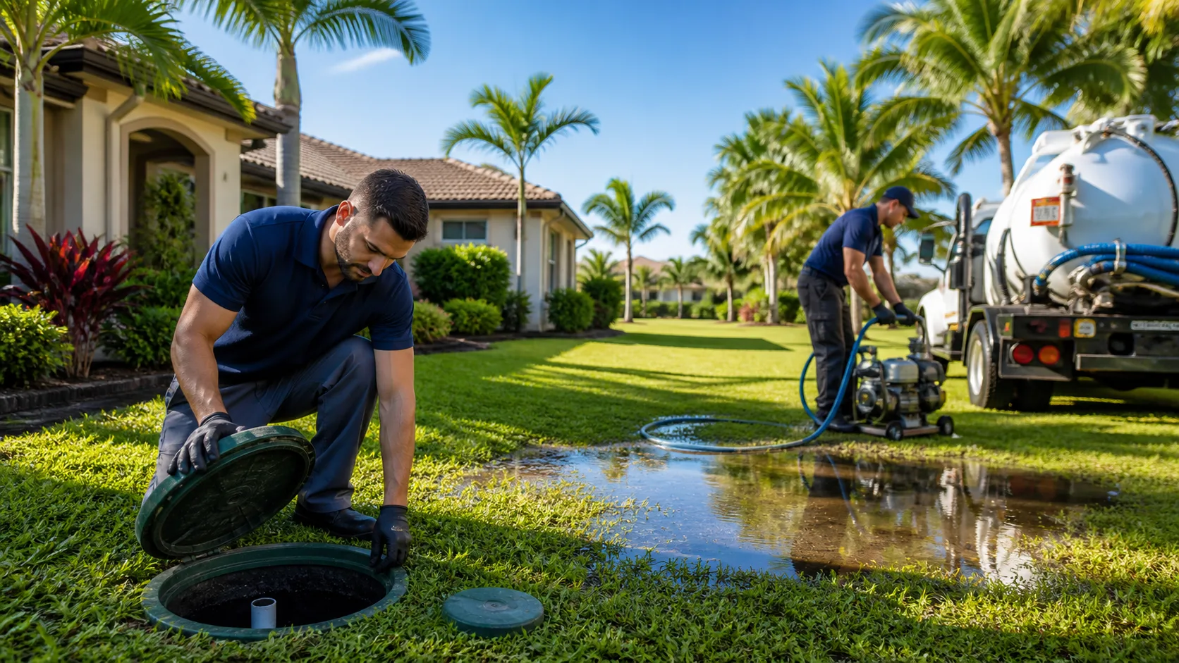 Septic Tank Repair in Estero After Flooding Rains Explained